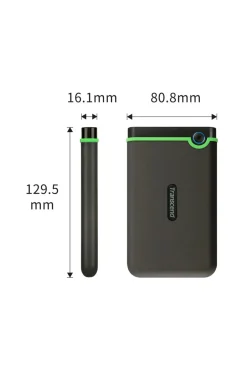 Transcend Harddisk HDD StoreJet 2.5" 2TB USB3^ Computertilbehør