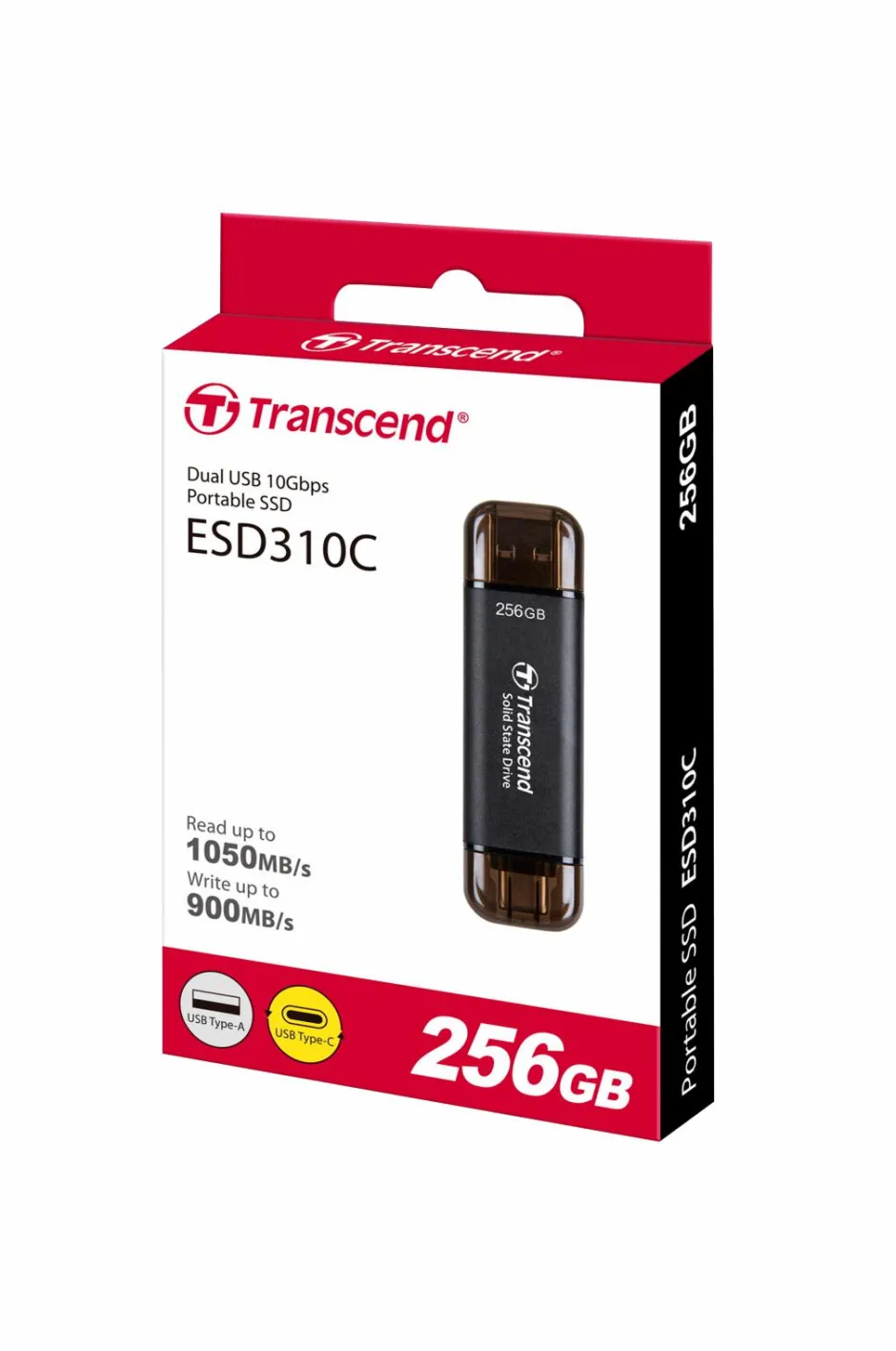 Discount SSD Bærbar ESD310C - 256 GB Computertilbehør