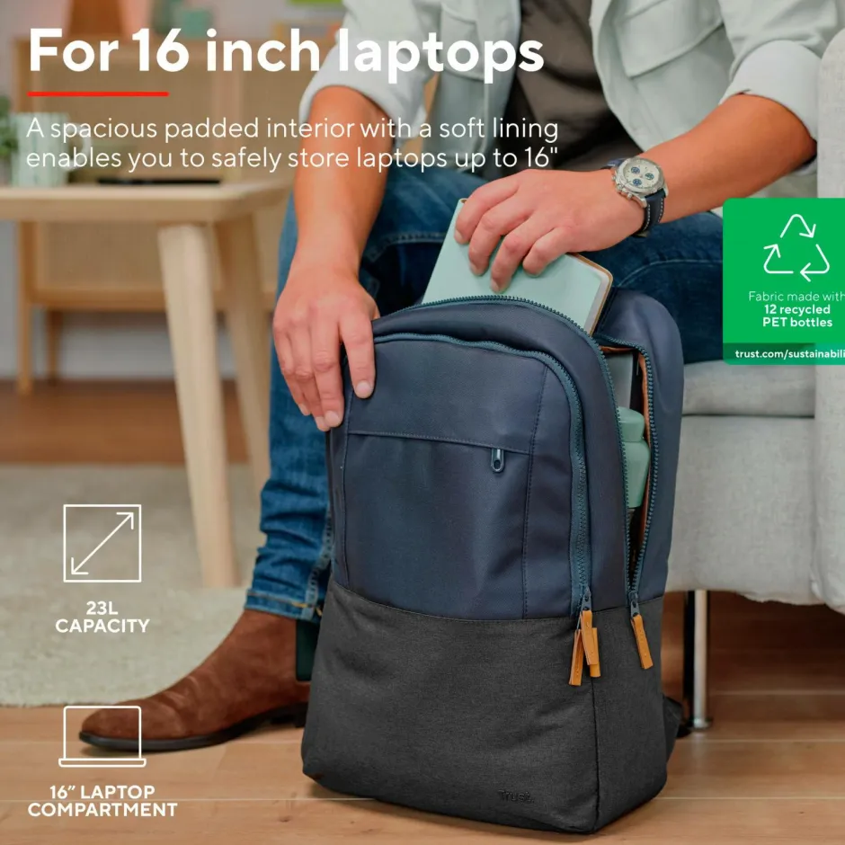 Sale Rygsæk Lisboa til bærbar computer 16" Tasker