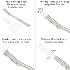 Tweezerman Facial Razor Replacement Blades Retail^ Hårfjerning