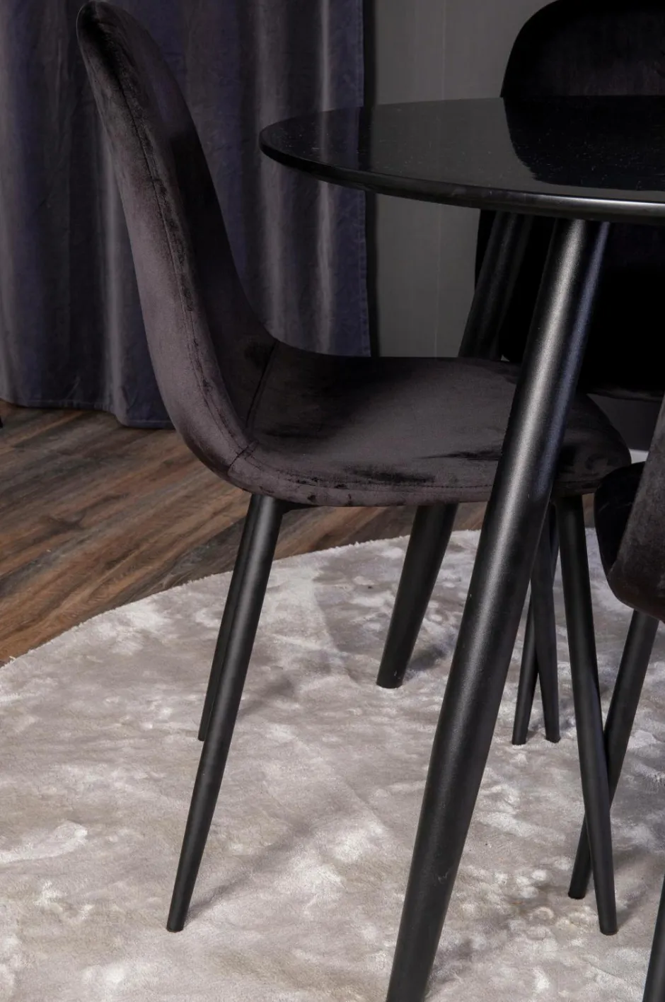 Discount Spisebordssæt Plaza med 4 stole Polar Spisegrupper