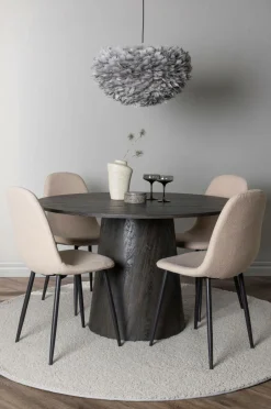 Discount Spisegruppe Lanzo med 4 stole Polar Spisegrupper