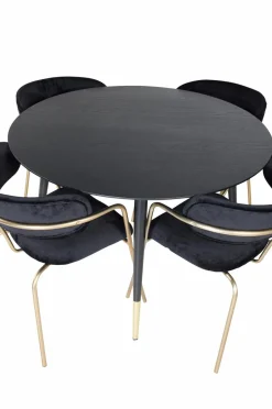 Outlet Spisegruppe Dipp med 4 stk. stole Arrow Spisegrupper