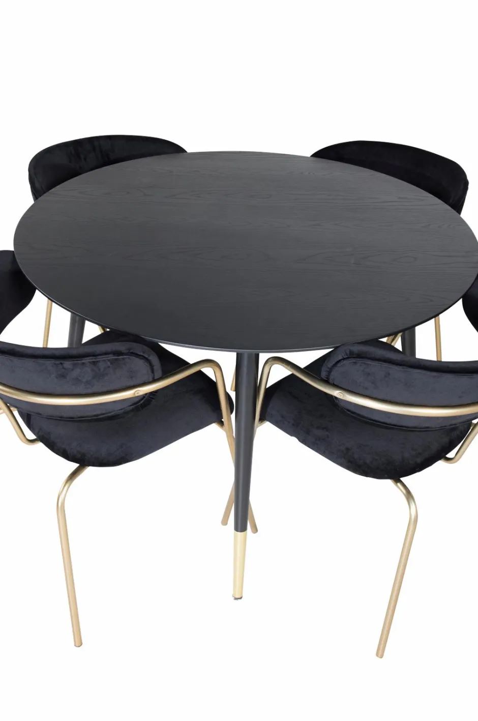 Outlet Spisegruppe Dipp med 4 stk. stole Arrow Spisegrupper