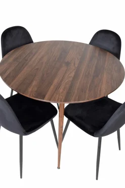 Discount Spisegruppe Plaza med 4 stole Polar Spisegrupper