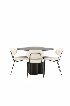 Venture Home Spisegruppe Olivia med 4 stole Chico^ Spisegrupper