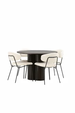 Venture Home Spisegruppe Olivia med 4 stole Chico^ Spisegrupper