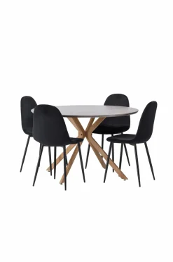 Online Spisegruppe Piazza og stolene Polar Spisegrupper