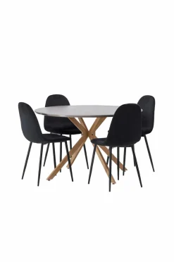 Online Spisegruppe Piazza og stolene Polar Spisegrupper