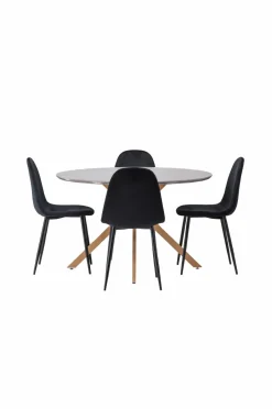 Online Spisegruppe Piazza og stolene Polar Spisegrupper