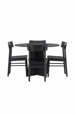 Outlet Spisegruppe Bootcut Round og stolene Montros Spisegrupper