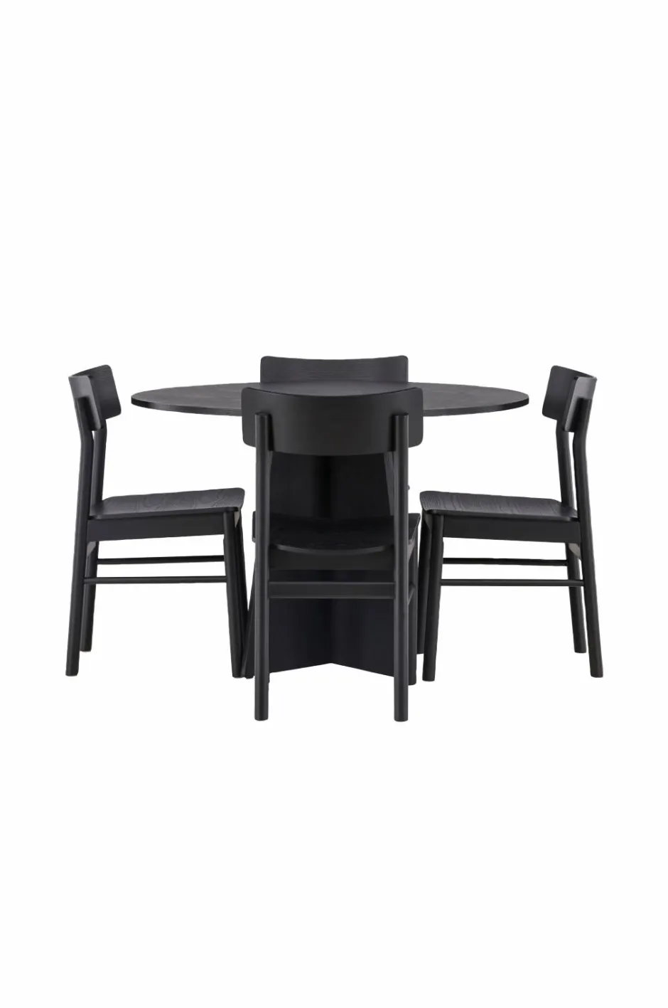 Outlet Spisegruppe Bootcut Round og stolene Montros Spisegrupper