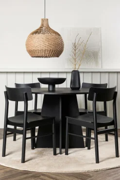 Outlet Spisegruppe Bootcut Round og stolene Montros Spisegrupper