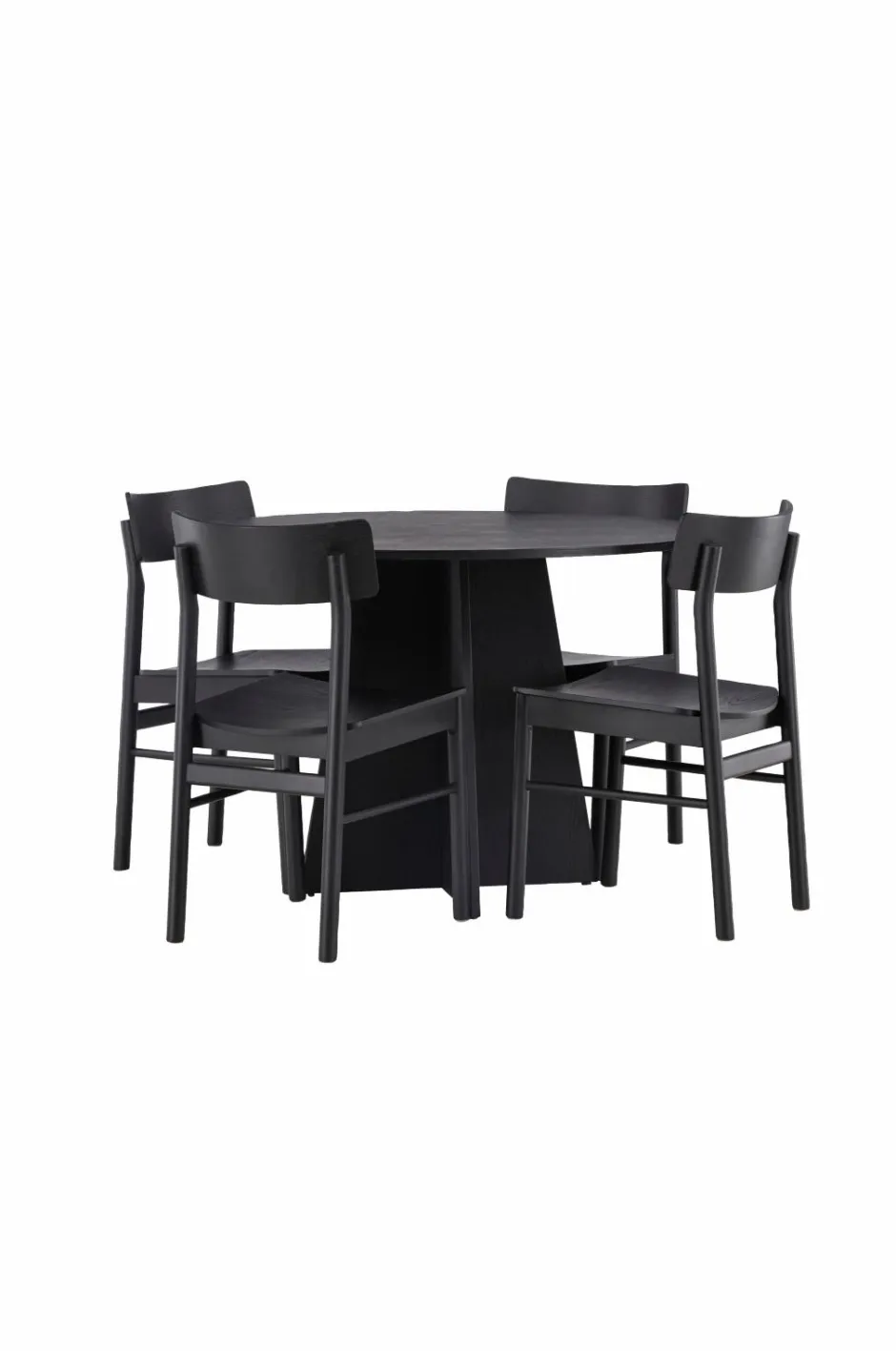 Outlet Spisegruppe Bootcut Round og stolene Montros Spisegrupper