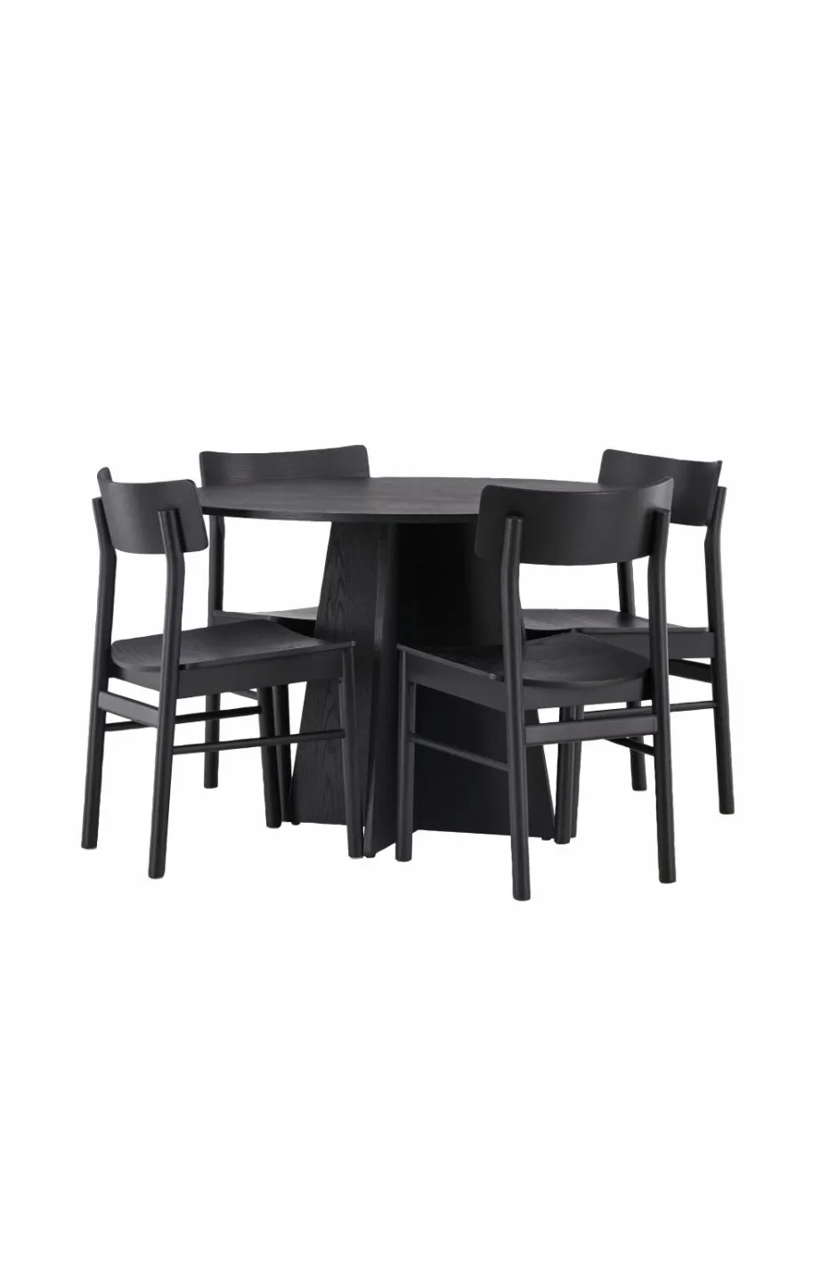 Outlet Spisegruppe Bootcut Round og stolene Montros Spisegrupper