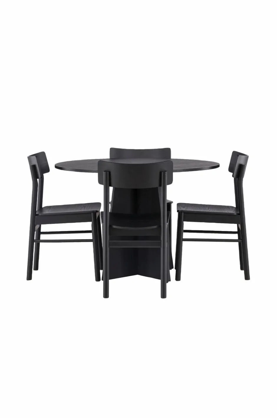 Outlet Spisegruppe Bootcut Round og stolene Montros Spisegrupper