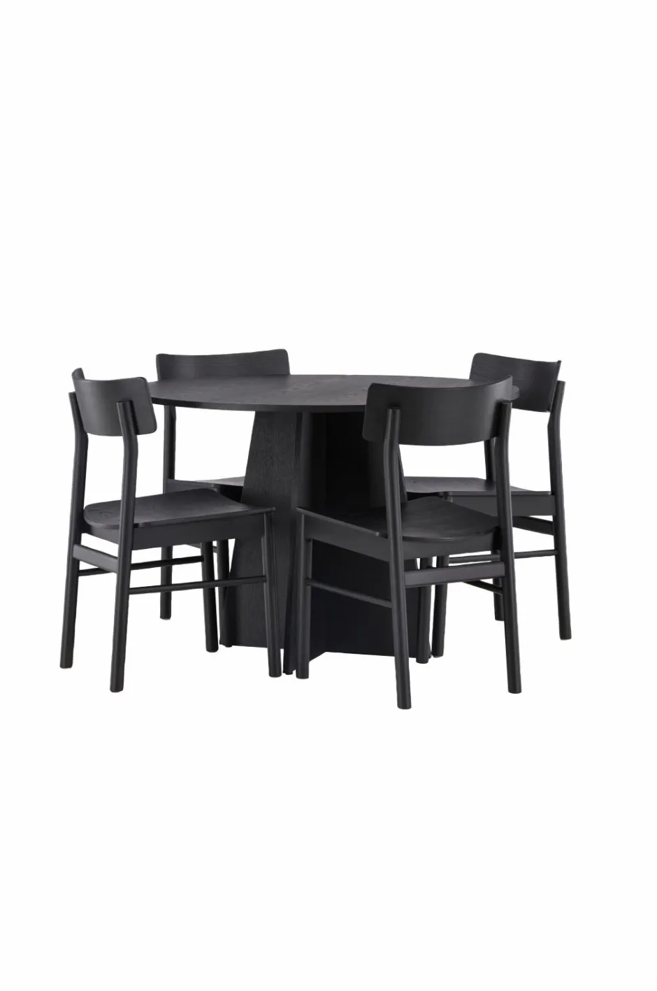 Outlet Spisegruppe Bootcut Round og stolene Montros Spisegrupper