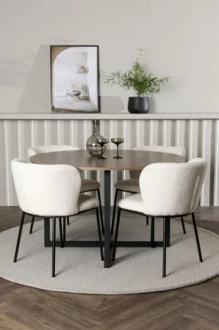 Best Spisegruppe Durango med 4 stk. stole Edina Spisegrupper