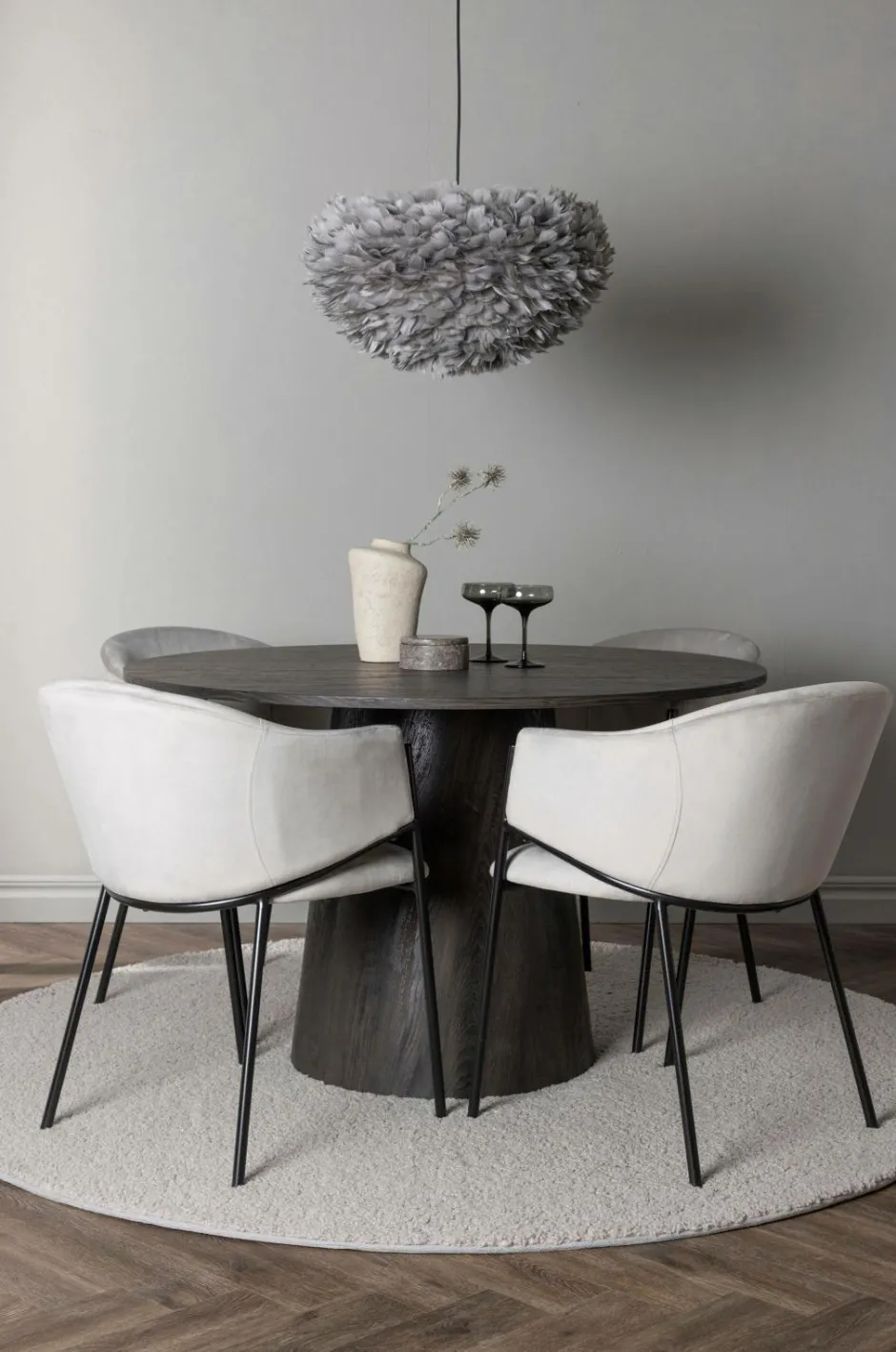 Best Spisegruppe Lanzo med 4 stole Evelina Spisegrupper