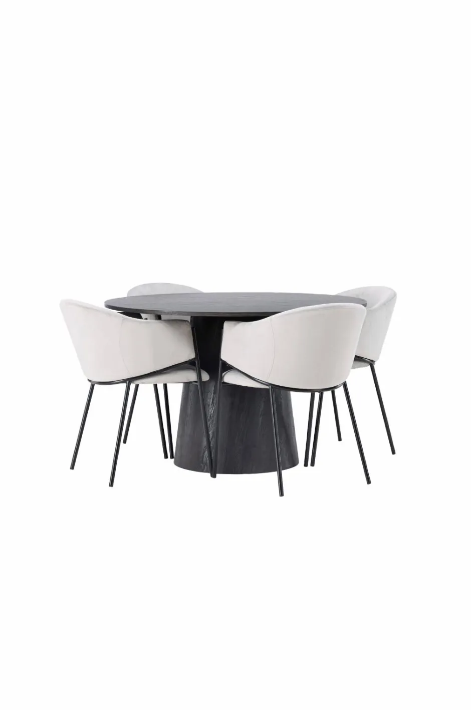 Best Spisegruppe Lanzo med 4 stole Evelina Spisegrupper