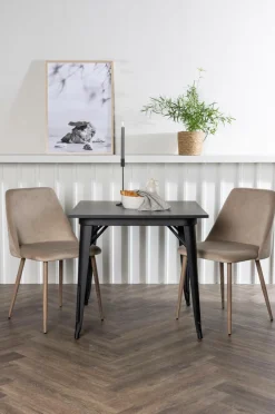 Clearance Spisegruppe Tempe med 2 stole Night Spisegrupper