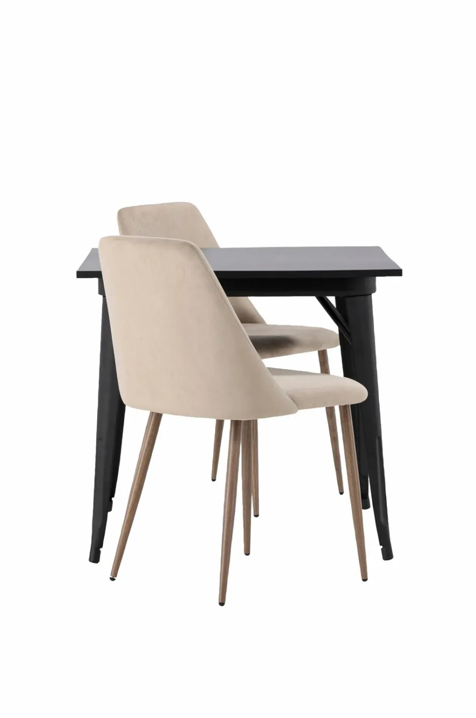 Clearance Spisegruppe Tempe med 2 stole Night Spisegrupper