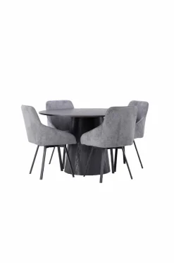Best Spisegruppe Lanzo med 4 stole Rosie Spisegrupper