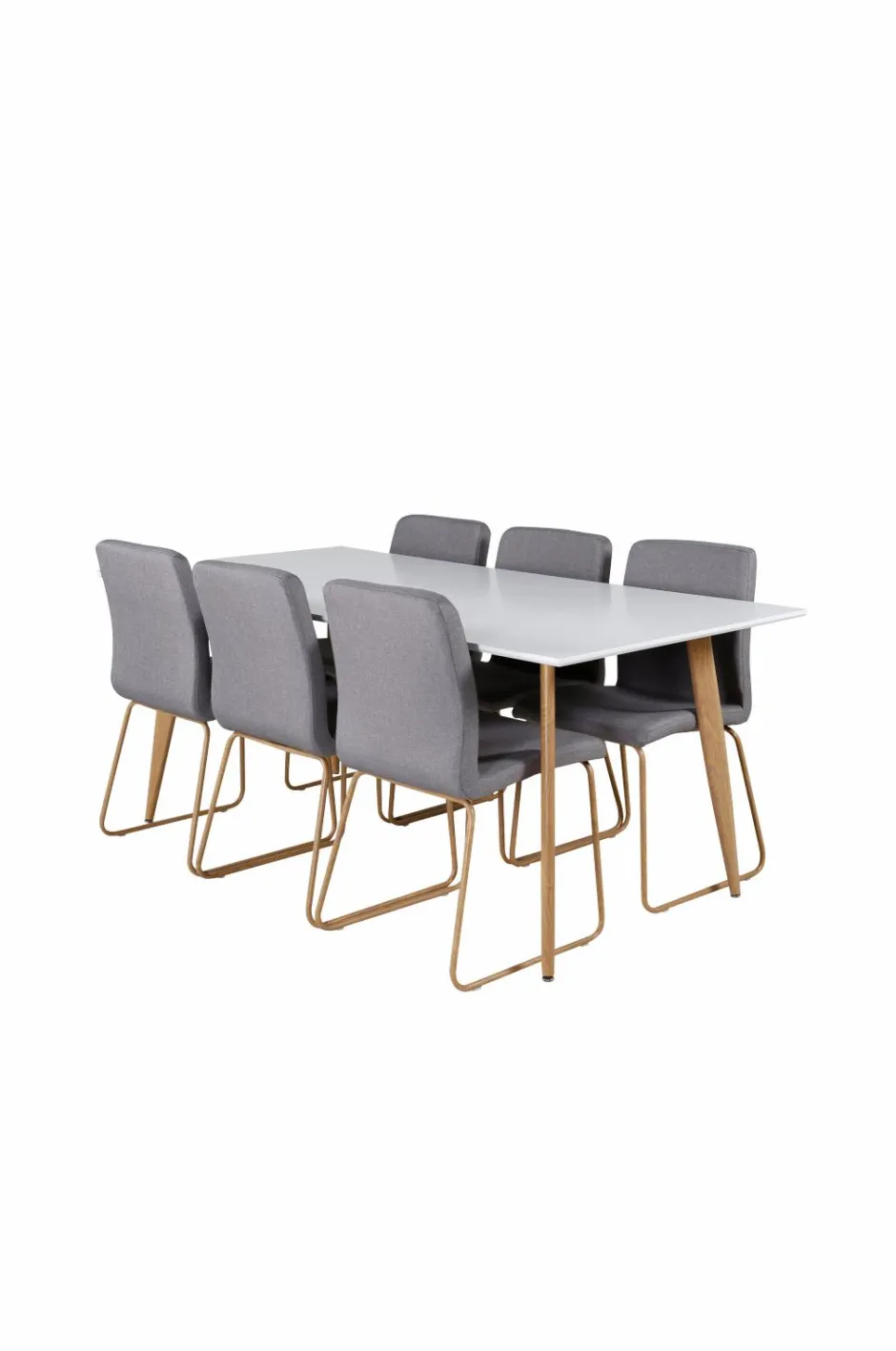 Online Spisegruppe Polar med stolene Mace Spisegrupper