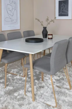 Online Spisegruppe Polar med stolene Mace Spisegrupper