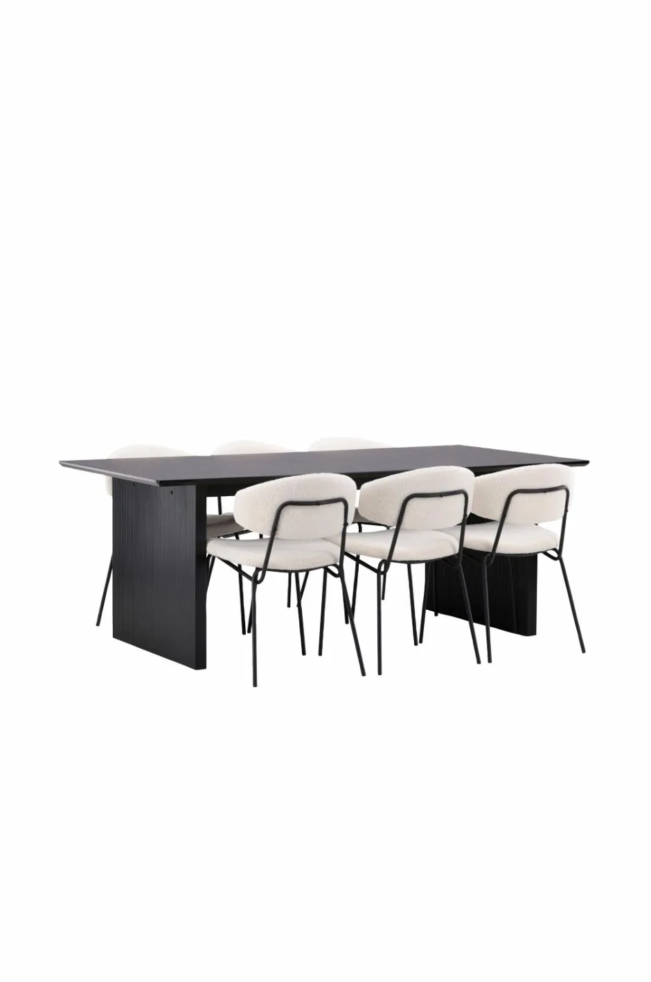 New Spisegruppe Vail med 6 stole Chico Spisegrupper