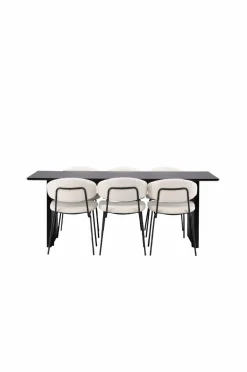 New Spisegruppe Vail med 6 stole Chico Spisegrupper