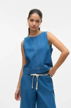 Vero Moda Denimvest vmJessica SL Denim Top Vi3493^Dame Blazere & Veste
