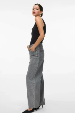 Vero Moda Jeans vmBillie HR Barrel Ank Rhine^Dame Jeans