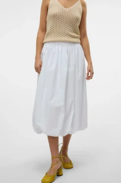 Vero Moda Nederdel vmFriba MW 7/8 Balloon Skirt Wvn GA^Dame Nederdele