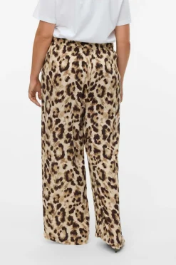 Vero Moda Curve Bukser vmcAnna HW Wide Pull Up Pant Wvn^Dame Bukser