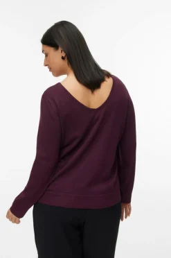 Pullover vmChappyglitter LS 2way Pull Boo CU Dame Trøjer & Cardigans
