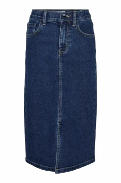 Clearance Cowboynederdel vmHeather Calf Denim Skirt Girl Børn Nederdele