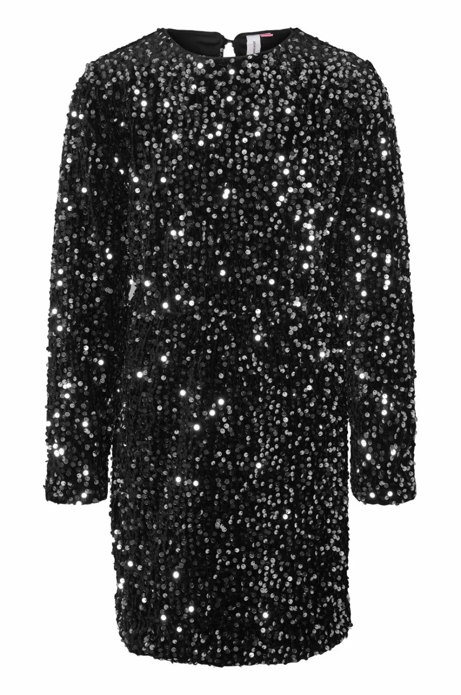New Pailletkjole vmBella Sequin LS Short Dress Jrs G Børn Festtøj
