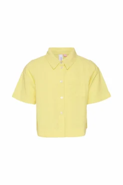 Vero Moda Girl Skjorte vmHart SS Short Shirt Wvn Girl^Børn Skjorter