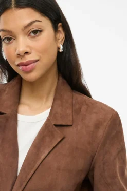 Online Blazer i ruskind viSuede L/S Dame Blazere & Veste
