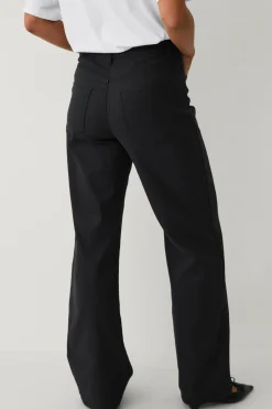 Jeans viFreya HW Coated Wide Dame Jeans
