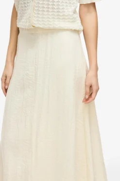Vila Nederdel viFreja HW Ankle Skirt/tes^Dame Nederdele