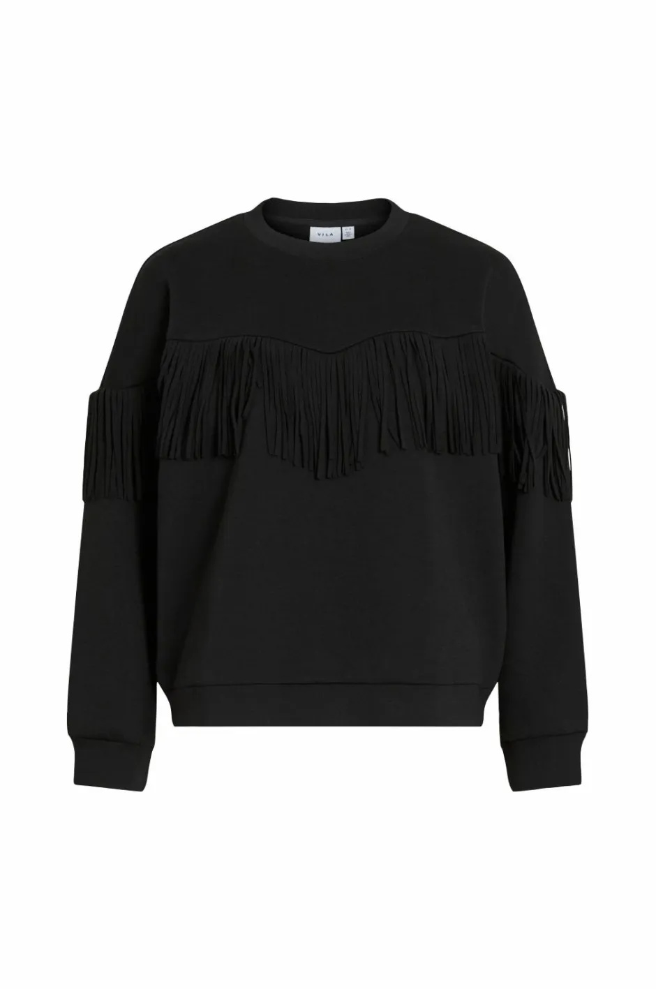 Sale Sweatshirt viReflect L/S O-neck Fringe Dame Sweatshirts & Hoodies