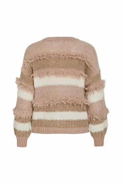 Vila Trøje viTuri O-neck L/S Sequin Knit Top^Dame Trøjer & Cardigans