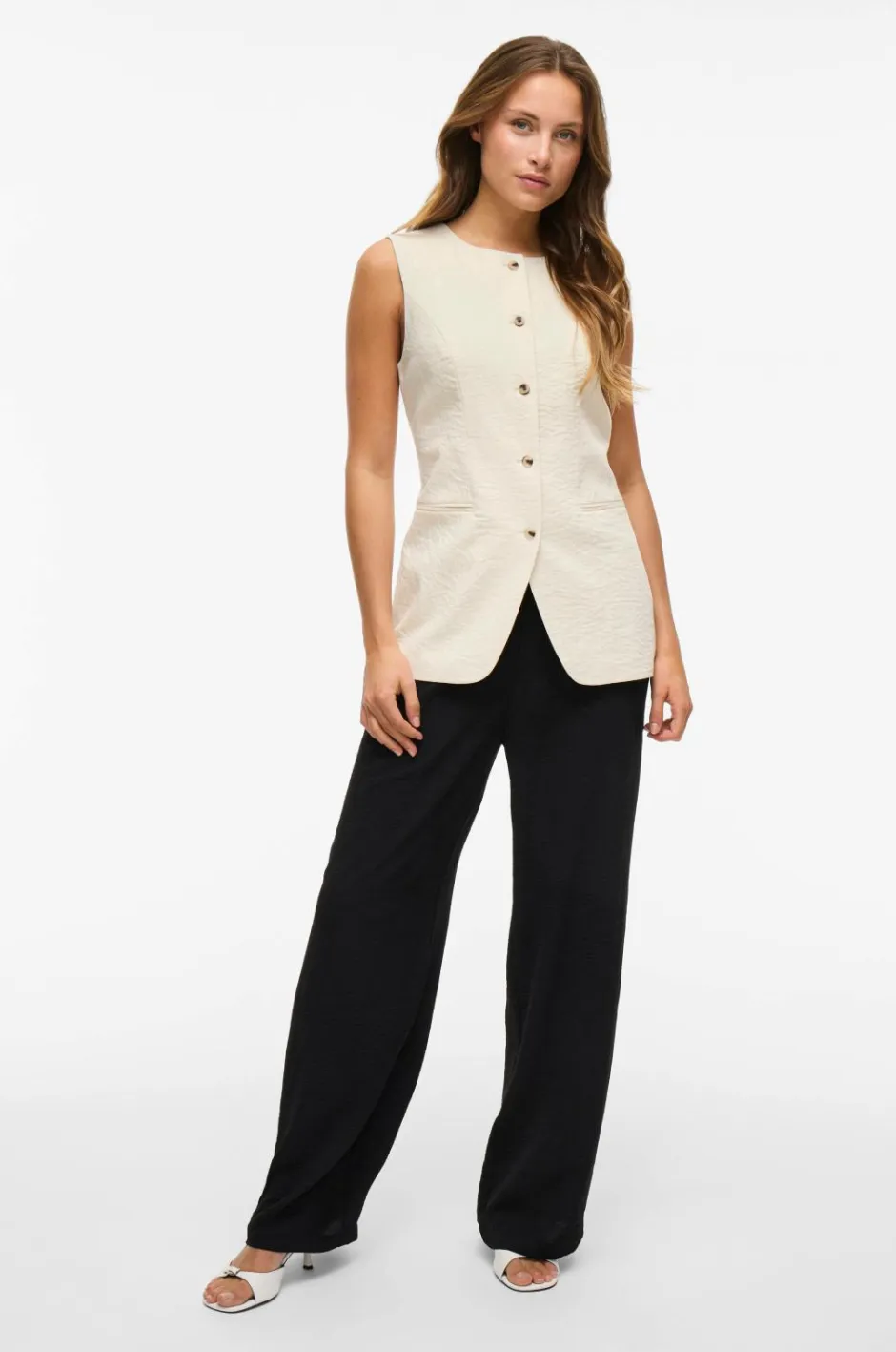viFreja S/L Waistcoat/tes Dame Blazere & Veste