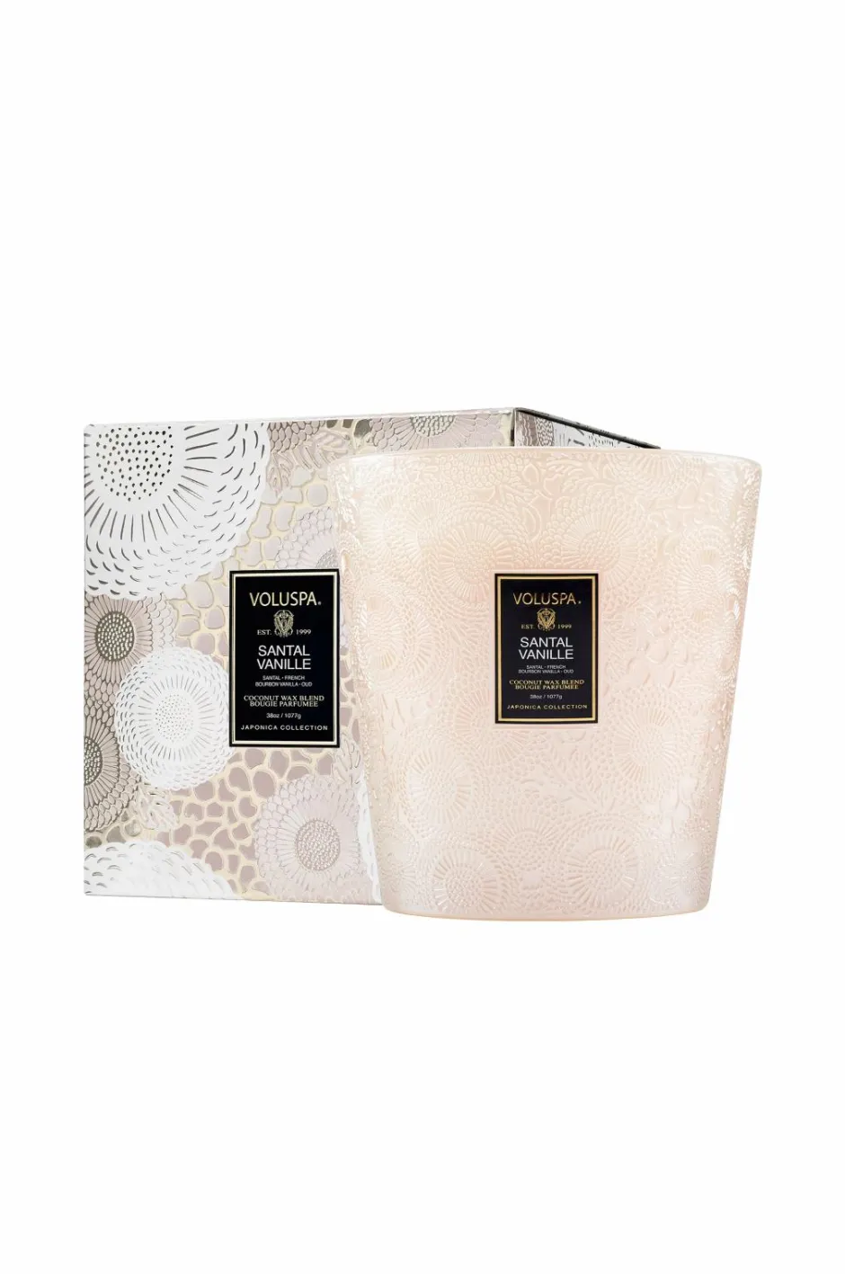 Voluspa Santal Vanille Boxed Luxe Jar Candle 80H^ Rumduft