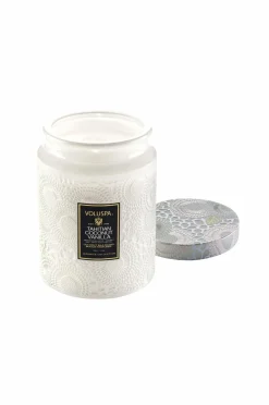 Voluspa Tahitian Coconut Vanilla Large Glass Jar Candle 100 H^ Rumduft