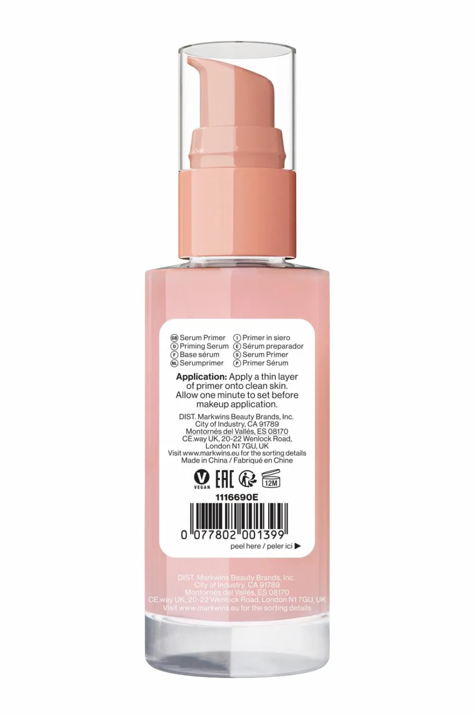 Hot Prime Focus Clingy Serum Primer Ansigt