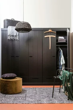 New Garderobe Connect m struktur, H195xB140xD53 Garderobeskabe