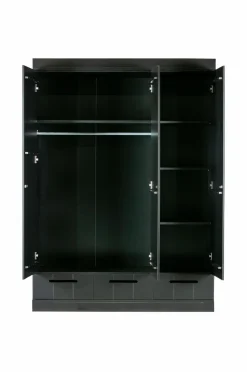 New Garderobe Connect m struktur, H195xB140xD53 Garderobeskabe